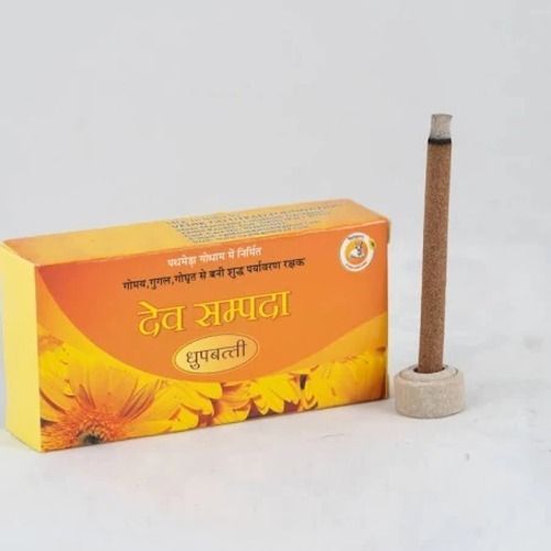 Brown 5 Inch Size 20 Minutes Burning Time Floral Fragrance Incense Stick 