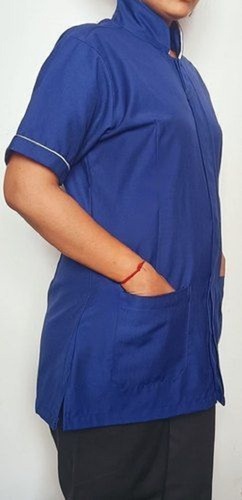 Comfortable And Washable Short Sleeve Cotton Ladies Hospital Staff Uniform