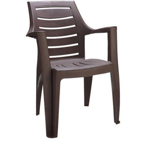 Easy To Clean Comfortable Brown Plastic Chairs