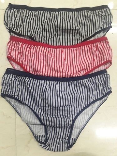 Elastic Hipster Breathable And Comfortable Multicolored Printed Ladies Cotton Panties