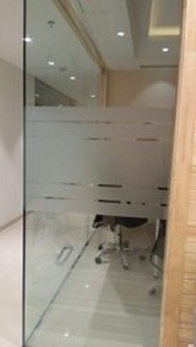 Flat 8X4 Feet Transparent Security Toughened Glass