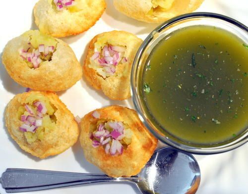 100% Natural Ingredients Delicious Sweet And Salty Flavor Tasty Masala Pani Puri