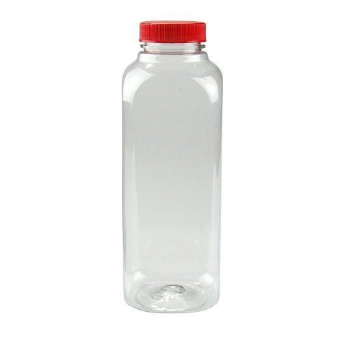 Plastic Material Rectangle Shape Transparent Disposable Pet Bottle 
