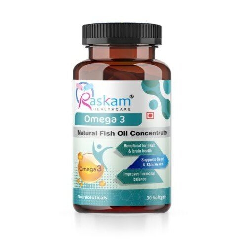 Raksham Omega 3 Natural Fish Oil Concentrate Capsule 30 Capsule Efficacy: Promote Nutrition