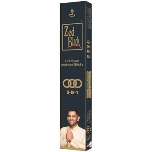 Zed Black 3 In 1 Premium Quality With16 Gram Weight And 20 Minute Burning Time Agarbatti