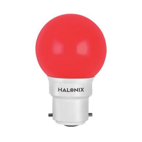 0.5 Watt Round Shape Long Life Red Color Night Led Bulb