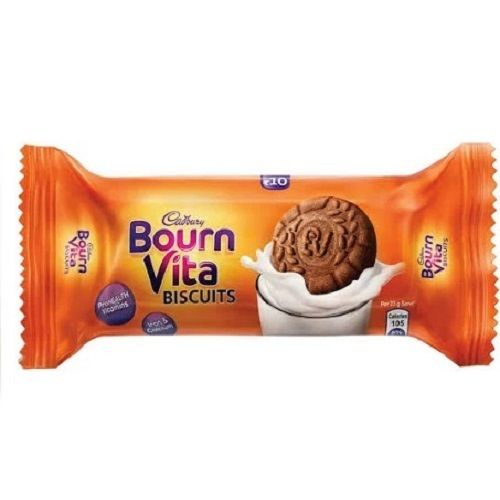 46.5 Gram Brown Round Bourn Vita Sweet Biscuit Fat Content (%): 5 Percentage ( % )