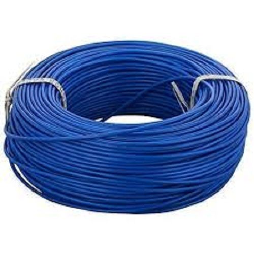 Blue 90 Meter Long Pvc Insulated And Copper Conductor High Voltage Electrical Wire