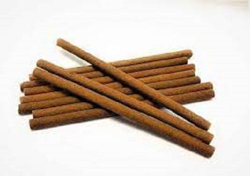 Brown Dhoop Sticks - 100% Pure A Grade Incense, Eco-Friendly Bamboo Material, Oriental Fragrance, Includes Incense Holder, Smooth Surface