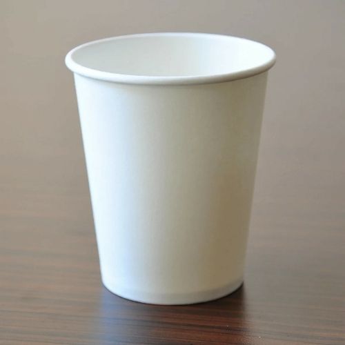 डिस्पोजेबल पेपर कप, गोल आकार, 65 मिलीलीटर वॉल्यूम, सफेद रंग 