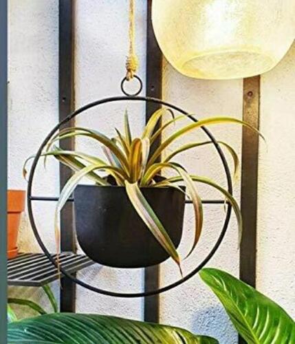 Metal Circular Hanging Planter