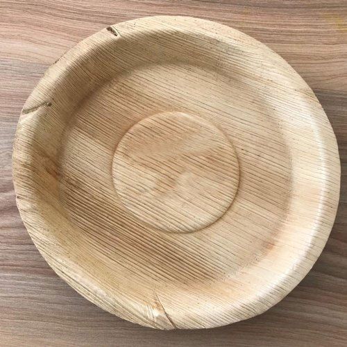 Natural 8 Inch Areca Leaf Plate, For Event and Party Supplies, 100 Pieces