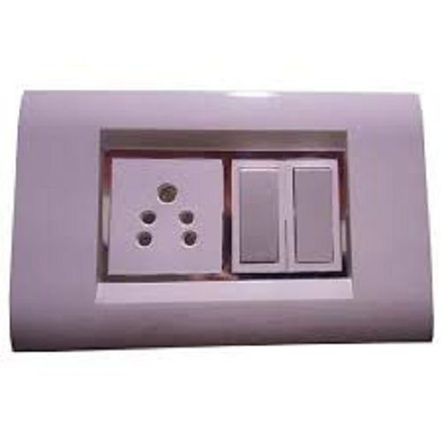 White Shock Proof 2/1 Model Modular Electric Switch For Domestic And Commercial Use