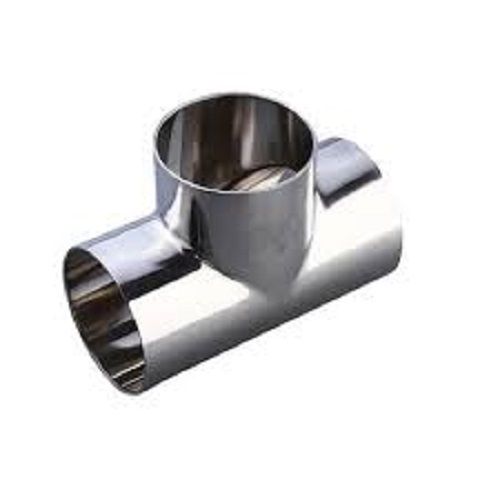 Silver Color Polished Stainless Steel Tee Fitting