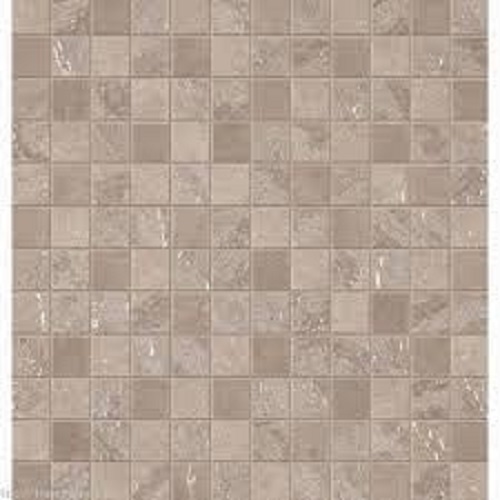 2.5 Mm Thick Rectangular Polished Stain-Resistant Ceramic Floor Tiles - 12" Size, Beautiful Grey & Brown Color, Mirror-Like Finish