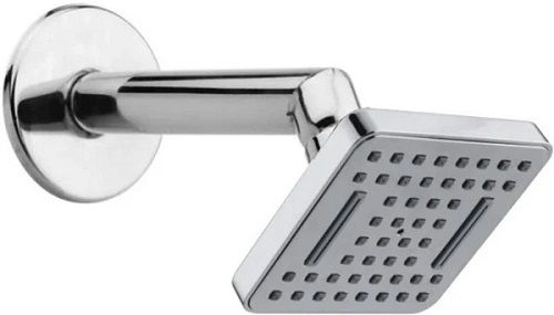 8 Inch Size Stainless Steel Rectangular Shape Silver Overhead Shower