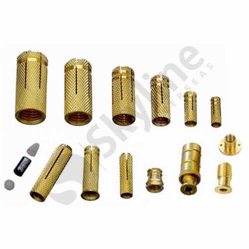 Eco-Friendly Corrosion Resistant 100% Pure Brass Threaded Anchor For Industrial Use