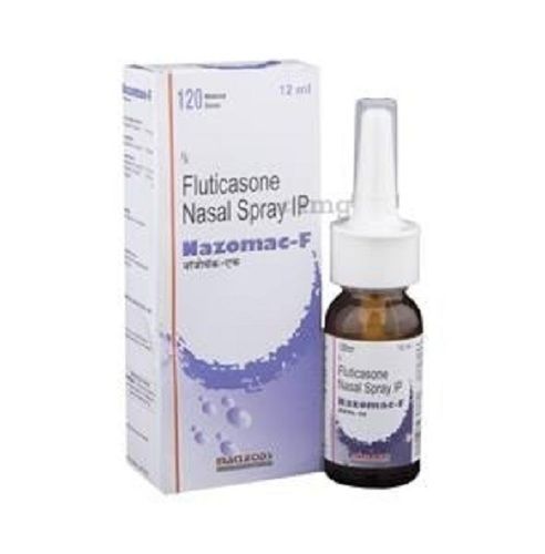 Fluticasone Propionate Nazomac-F Nasal Spray Pack Size 12 Ml