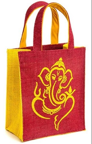 Handled Jute Wedding Thamboolam Bag