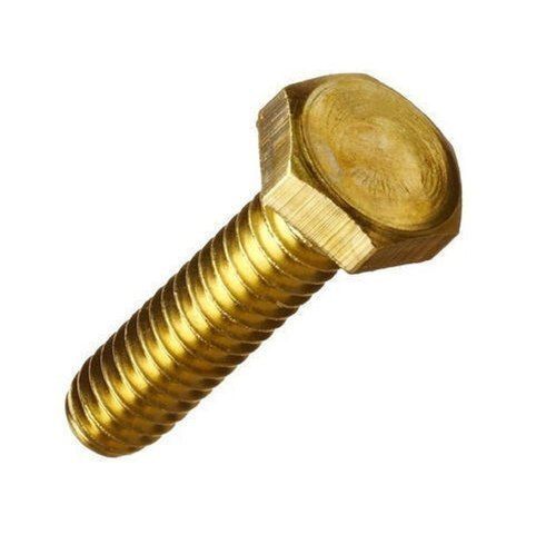 Golden Hexagon Head Paint Coated And Rust Proof Tempered Treatment Mild Steel Bolt 