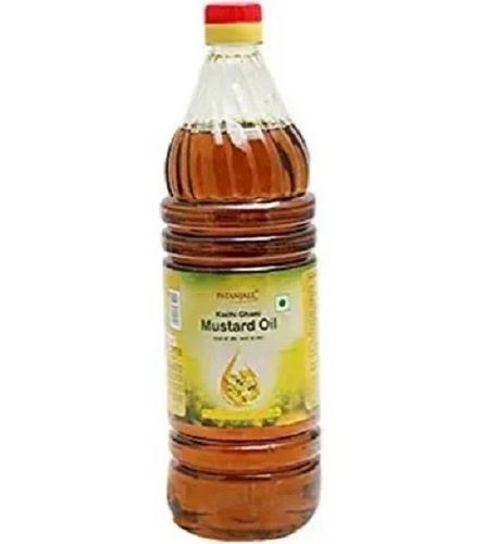 Black Pack Of 1 Liter 99% Pure And Natural Food Grade Patanjali Kachi Ghani Mustard Oil