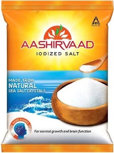 Packaging Size 1 Kilogram 24 Mg Calcium Rich In Iodine Aashirvaad Iodized Salt Capacity: 30 Liter/Day