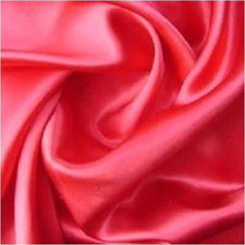 Tear Proof Pink Cotton Silk Fabric 