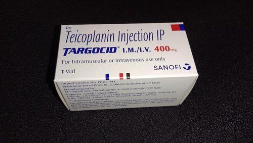 Silver Targocid Teicoplanin Injection Ip 400 Mg 