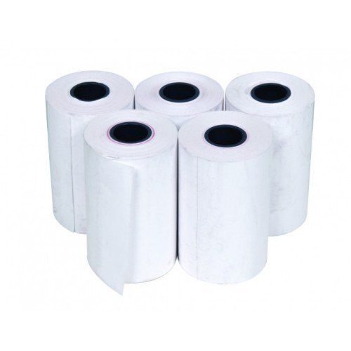 100 Meter Long 78mm White Plain 0.2mm Thick Thermal Paper Roll For Printing