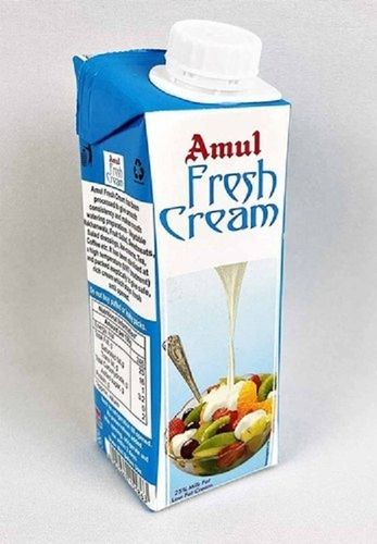 White Amul Fresh Cream Rich In Vitamins Minerals Antioxidants And Sweet Milk