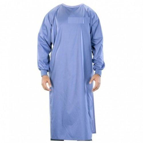 Full Sleeves Round Neck Non Sterile Type Non Woven Style Surgical Gown