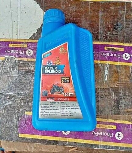 Durable Hp Racer Splendid Engine Oil For Motorcycle , 20W40 , 900Ml