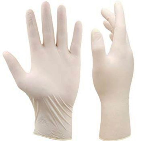 White Latex Surgical Gloves For Medical Purpose