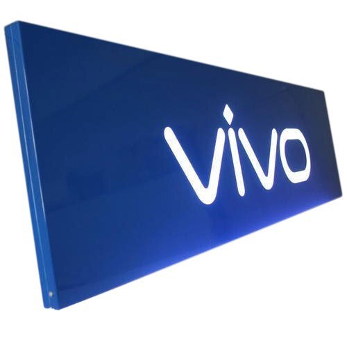 Blue Acrylic Wall Mounted Led Sign Board at Best Price in Jalandhar