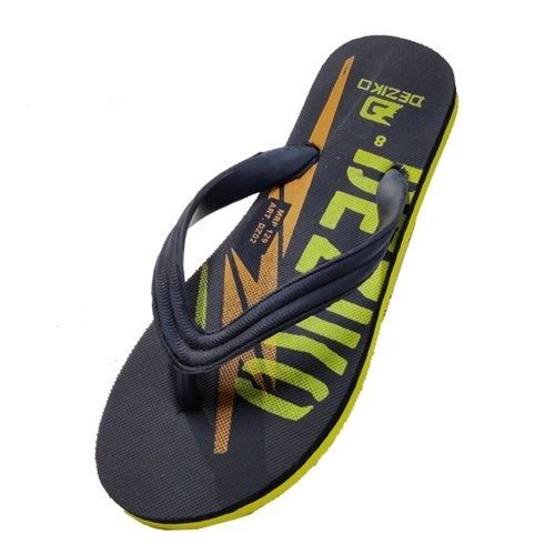 Mens Printed Rubber Strap Hawai Slipper