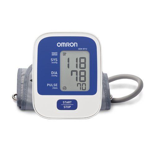 Omron HEM-8712 Blood Pressure Monitor (White), 