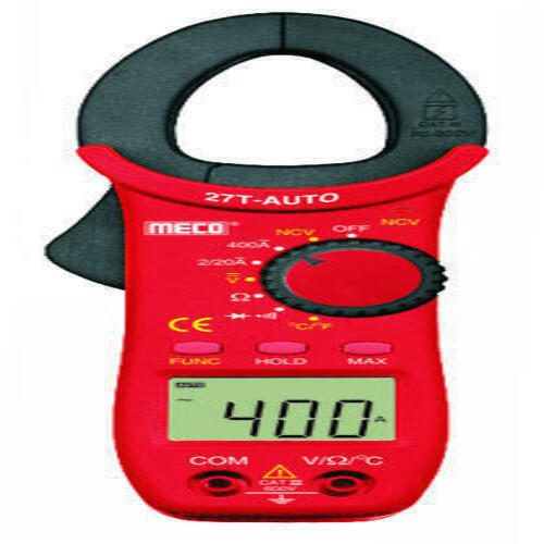 Premium Quality Digital Display With Battery Abs Plastic Meco 27 Clamp Meter