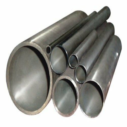 Round Shape Silver Color Good Quality Solid Carbon Steel Pipe