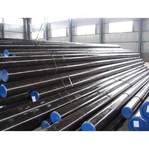 Seamless And Fabricated Round Shape Silver Color Carbon Steel Pipe