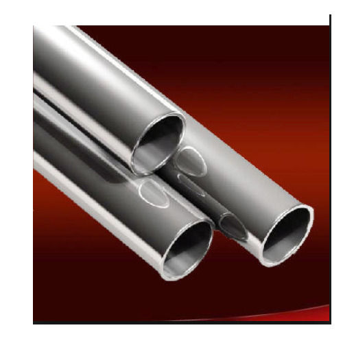 Stainless Steel Round Shape Silver Color Solid Seamless Pipes