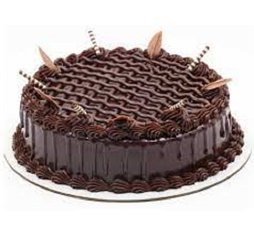 Tasty And Sweet Brown Chocolate Cake For Birthday Celebration Fat Contains (%): 4 Grams (G)