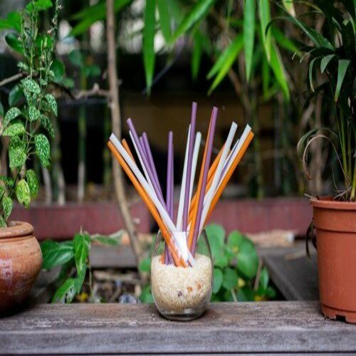 Utility Dishes Use Multicolored Light Weight Rice Straw