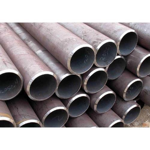 Welded And Fabricated Silver Color Solid Stainless Steel Pipes - Stainless Steel, Size: 1/2 Inch to 3 Inch, Length: 3 to 9 Meters, Hot Rolled, Galvanized Finish