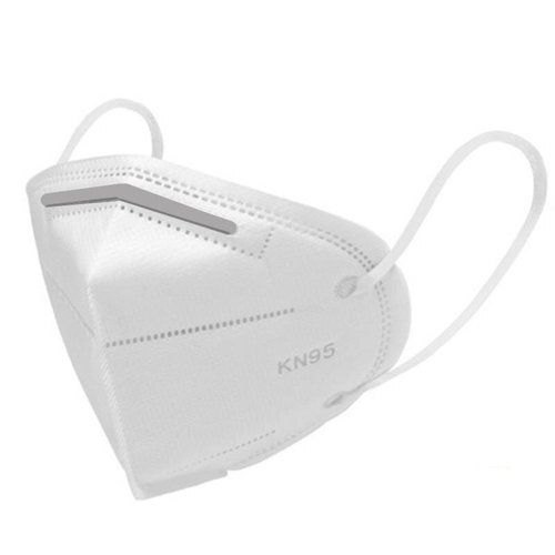 White KN95 Cotton Anti Pollution Reusable Face Mask - Cotton Material, Soft & Breathable, Anti Pollution, Comfortable Fit, Reduces PM2.5 & Fine Dust