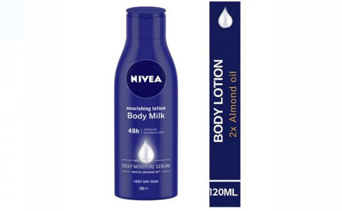 120 Ml Nourishing And Moisturizing Nivea Milk Body Lotion