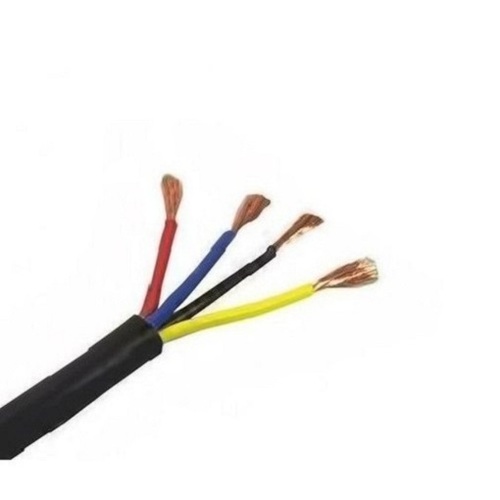 2.5 Sqmm 1100 Voltage Black 4 Core Fire Proof Safe And Secure Electrical Copper Cables