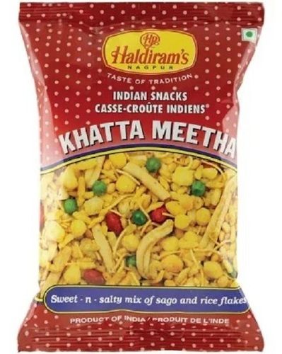 250 Gram Packaging Size Crunchy And Tasty Haldiram Khatta Meetha Namkeen