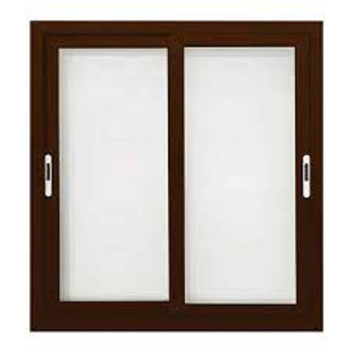 Sturdy Construction Dark Brown Aluminum Window