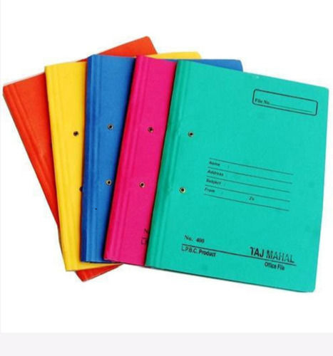 Multicolor Pack Of 5 Pieces Rectangular 8.5 X 11 Inches Size Paper File Folder