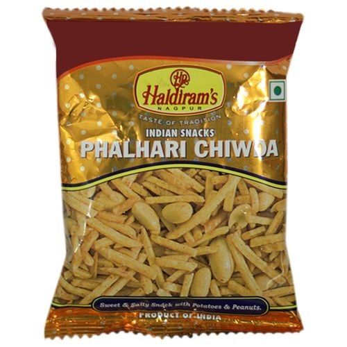 Pack Of 50 Gram Spicy And Salty Haldiram Phalhari Chiwda Namkeen 